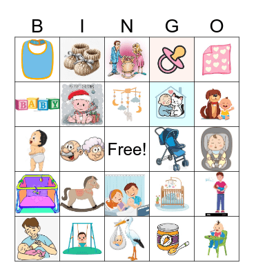 BABY BARSANTI BUSCH BINGO BASH Bingo Card
