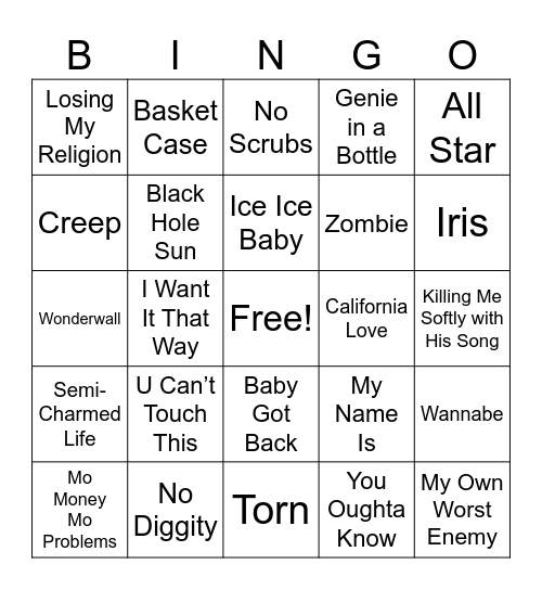 35MB ROUND 2 Bingo Card