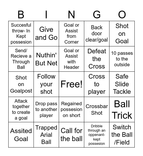 11G- WHITE 1 BINGO CARD FOR GAME DAY Bingo Card