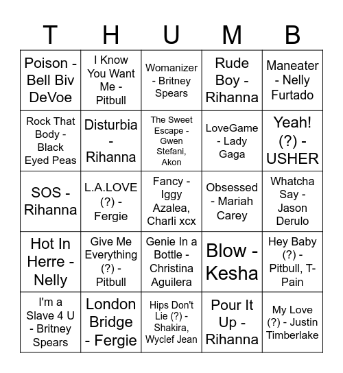 Woz's Way Cool Waves Bingo Card