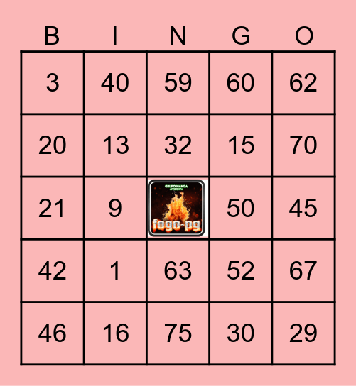 🥭 GRUPO 08 - CLARA 🥭 Bingo Card