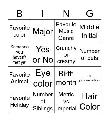 ACFresh Bingo Card
