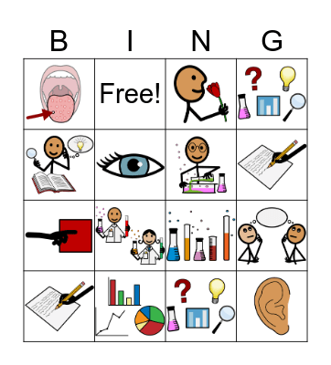 Science Time Bingo Card