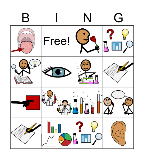 Science Time Bingo Card