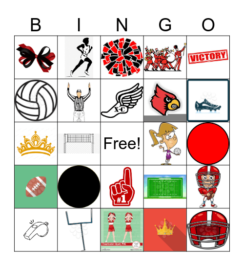 Homecoming Bingo Card
