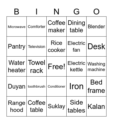 Team Dale Bingo Card