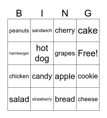 a Bingo Card