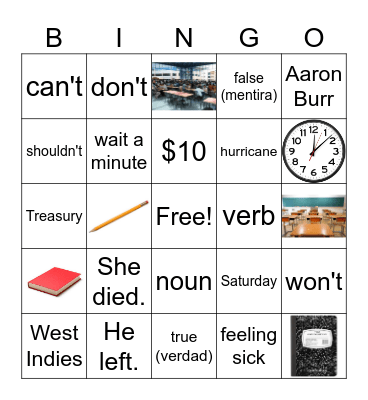 Friday Bingo! Bingo Card