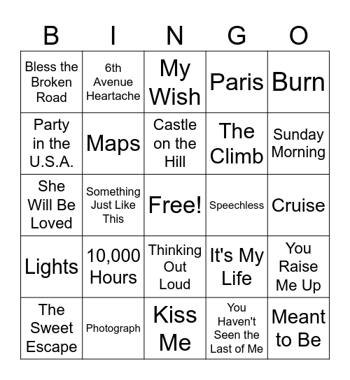 32MB ROUND 3 Bingo Card