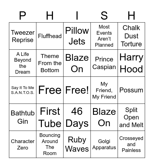 The Mother Ship Bingo Card