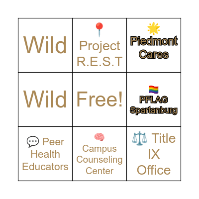 Resource Ready: Health Bingo Card