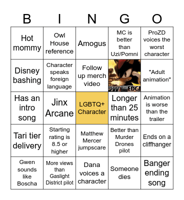KoG Bingo Card