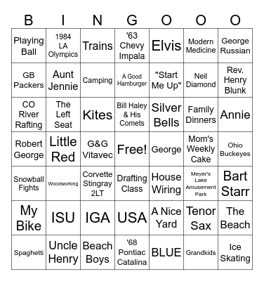 Happy Birthday!!! Bingo Card