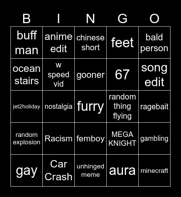 IG Bingo Card
