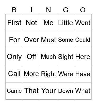 Top 100 Bingo Card