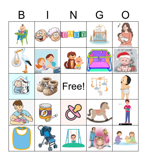 BABY BARSANTI BUSCH BINGO BASH Bingo Card