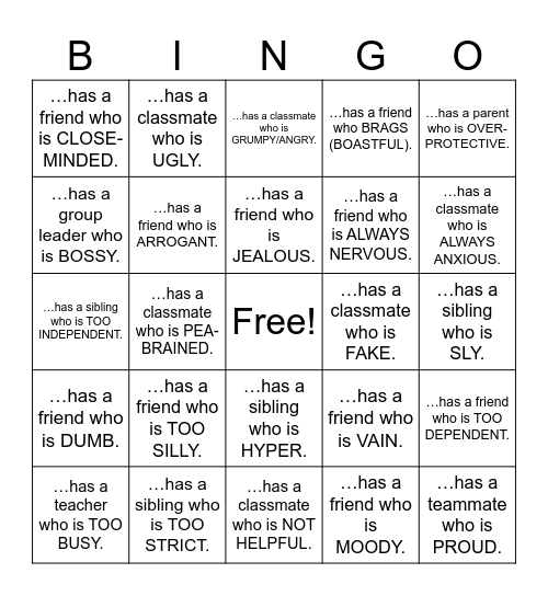 Find Someone Who... Bingo Card