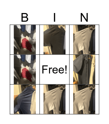 Daniel owns no clothes #poverty Bingo Card