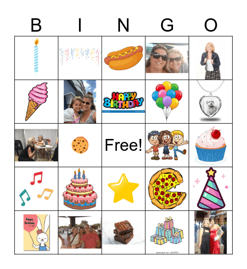 Bingo a Johanne 60 ANS Bingo Card