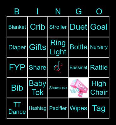 Baby JJ Shower Bingo for TT Bingo Card