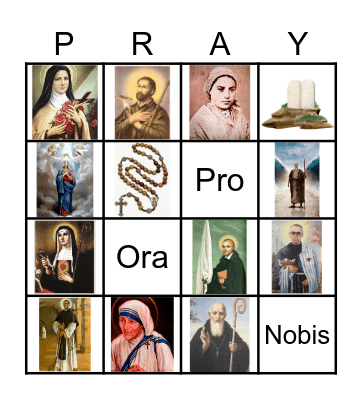 SAINT BINGO Card