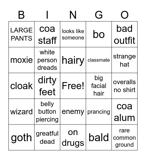 SAFETY BINGO Card