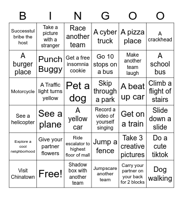 Bingo Extra Bingo Card