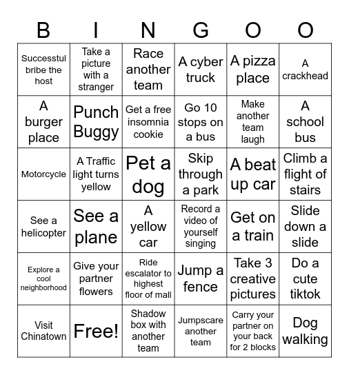 Bingo Extra Bingo Card