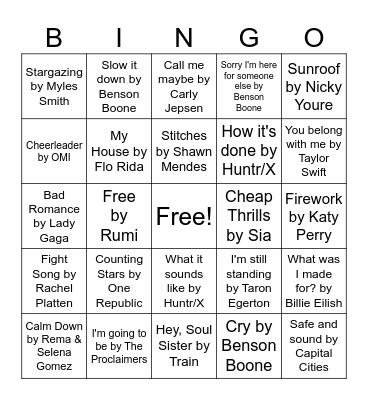 Birthday Bingo Card