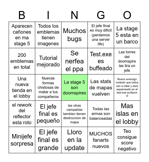 CI v2.2 IS REAL 🗣️🔥‼️ Bingo Card