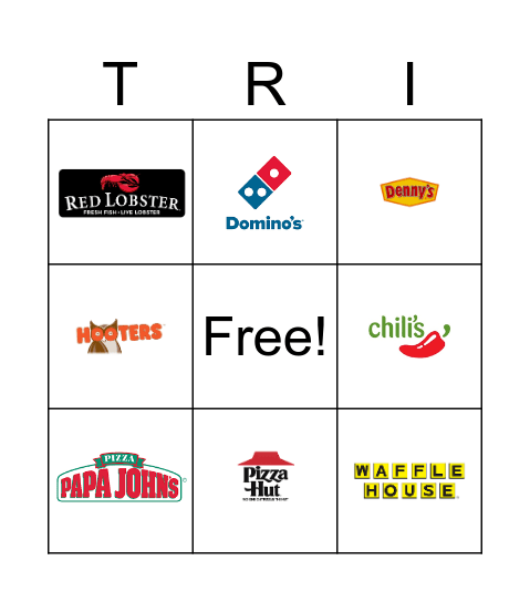 Tripn Bingo Card