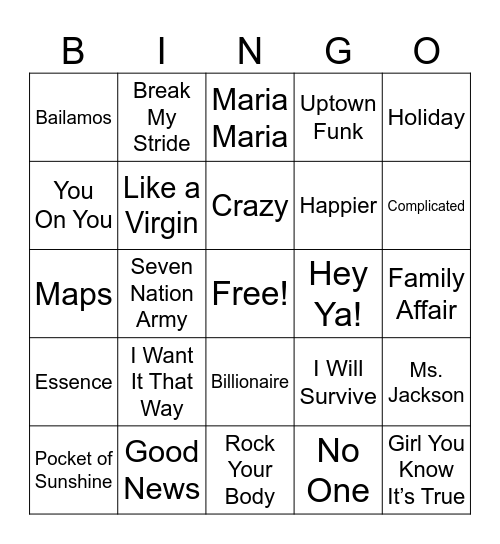 ⭐️ Cover-All ⭐️ Bingo Card