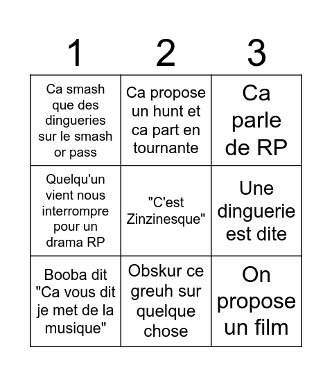 L'anniv de lokki 2025 Bingo Card