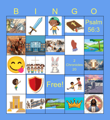Jehoshaphat Bingo Card
