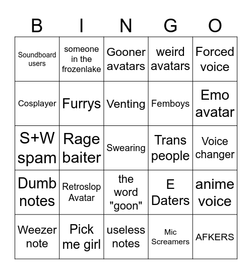 Write a letter Bingo by Breadloaf 2025 version Bingo Card