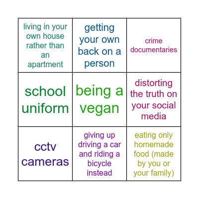 Discourse markers Bingo Card