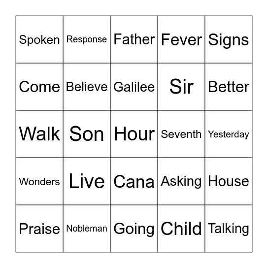 9.21.25 Bingo Card