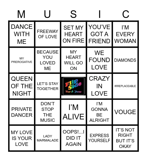 DIVAS LIVE!!!! Bingo Card