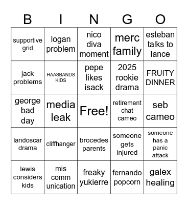 f1fv ch40 Bingo Card