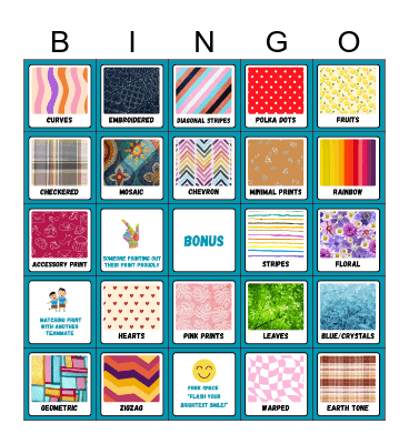 September 26 AHOD Bingo Card