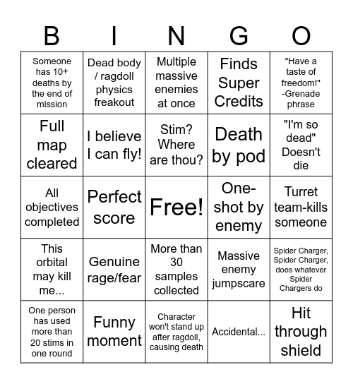 Democracy's Bingo Card
