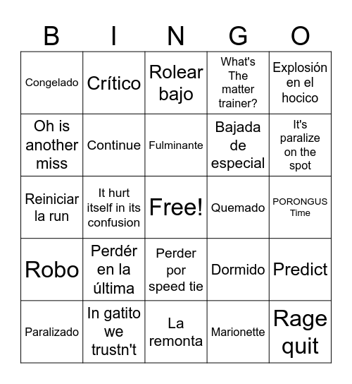 Bullshit Bingo Card