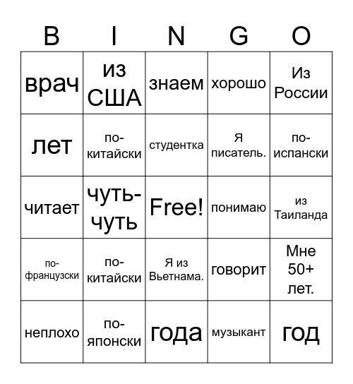 Интервью Bingo Card