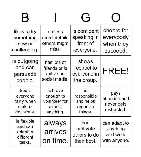 Are you someone who ...? Bingo Card