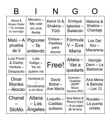 Back to school Bingo Card