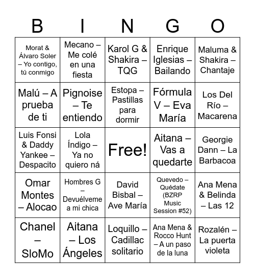 Back to school Bingo Card