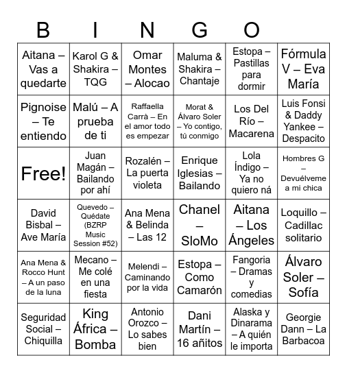 Back to school Bingo Card