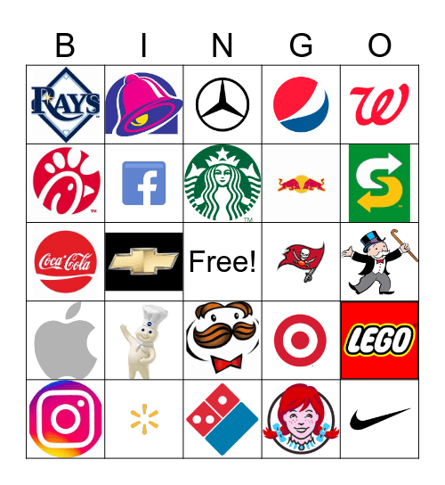 Logo Bingo! Bingo Card
