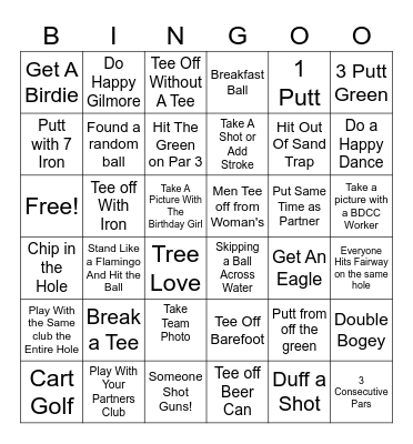 Friends Outing 3.3 BINGO Card