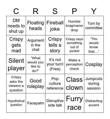 Unsolicited Advice Bingo Card